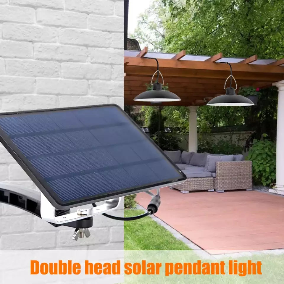TwinRay Wireless Solar LED Lamp Set with Remote Control