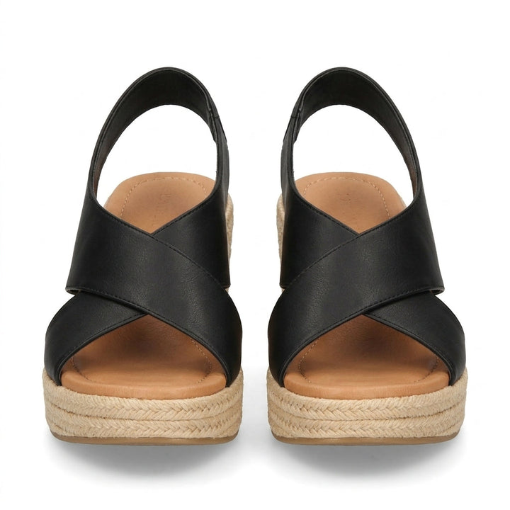 Crossover Espadrille Wedge Sandals Summer