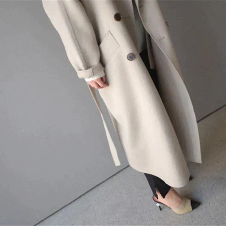 Ella - Longline Wool Coat