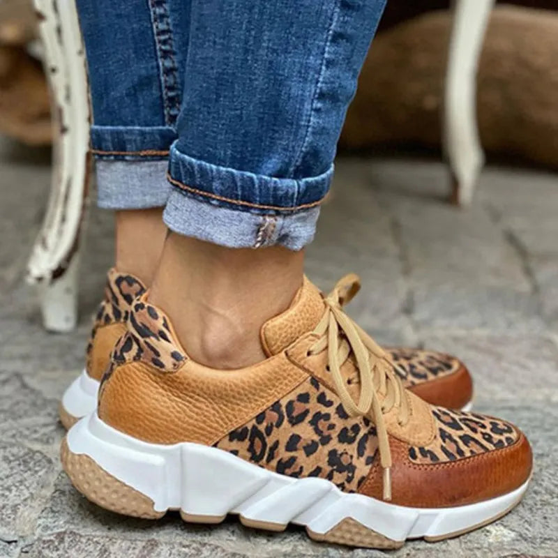 PEYTON – CHUNKY LEOPARD SNEAKERS