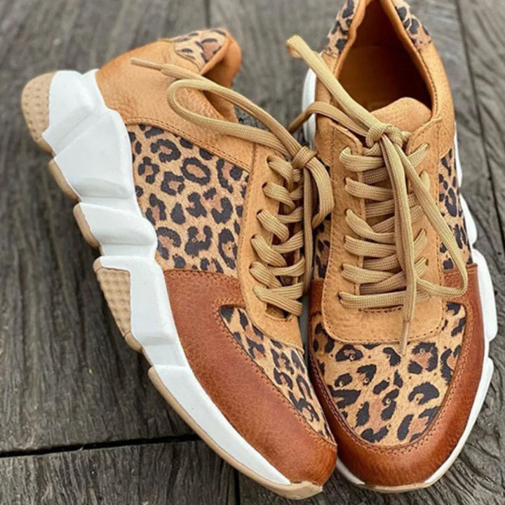 PEYTON – CHUNKY LEOPARD SNEAKERS
