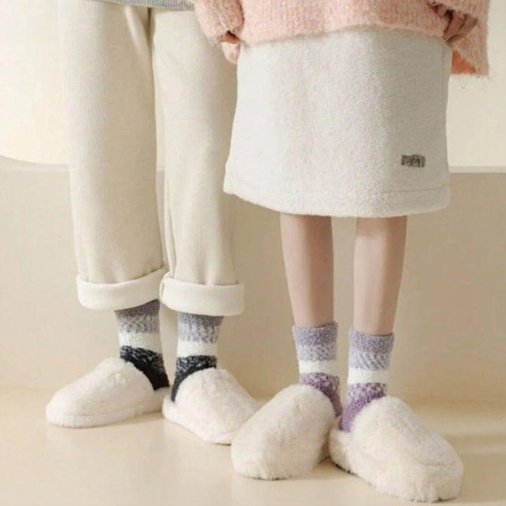 Warm Striped Socks