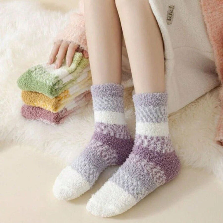 Warm Striped Socks