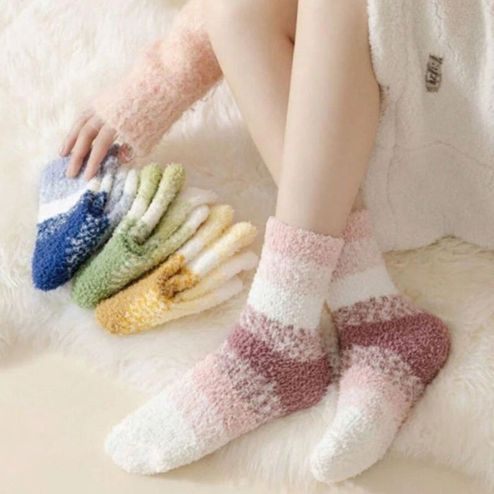 Warm Striped Socks