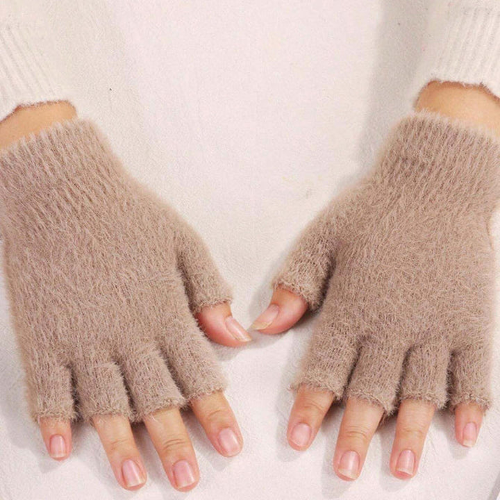 Warm Plush Gloves, view 3 - Elena Harper