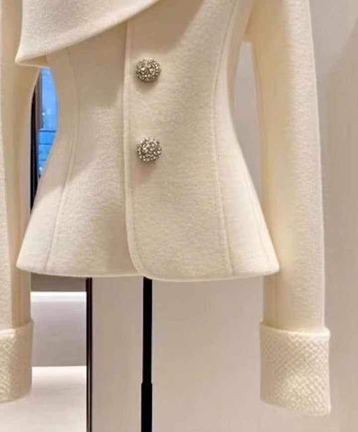 Lola | Asymmetric Buttoned Blazer