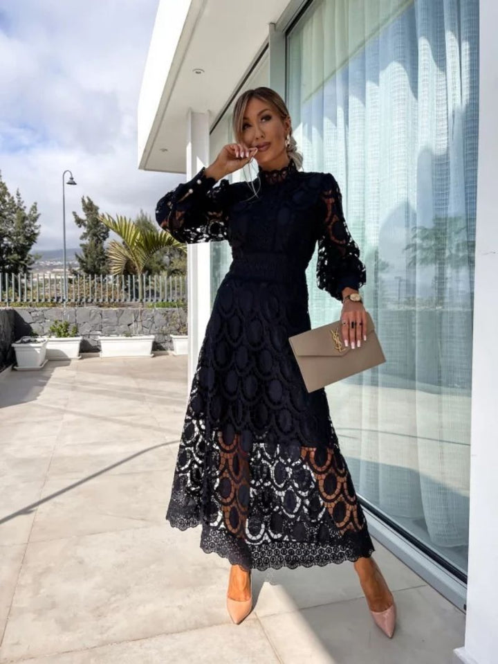 Ella | Women Elegant Long Sleeve Party Dress