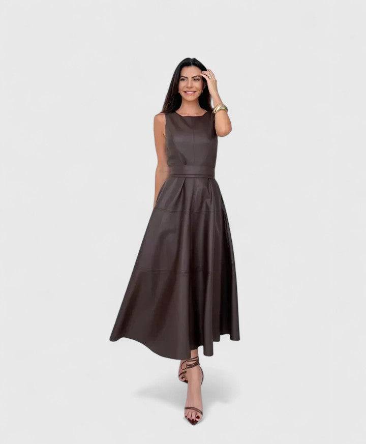 Emma & Rose Cape Town Rylie™ elegant dress featuring a stylish design and fitted silhouette in a soft, flowing fabric.