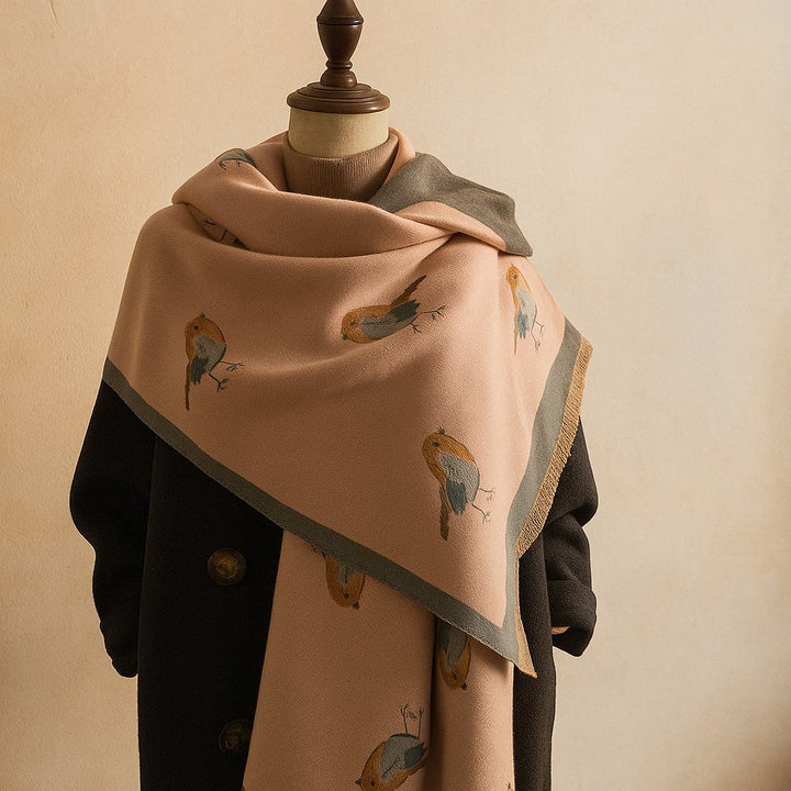 Laurina Soft Printed Scarf, view 3 - Elena Harper