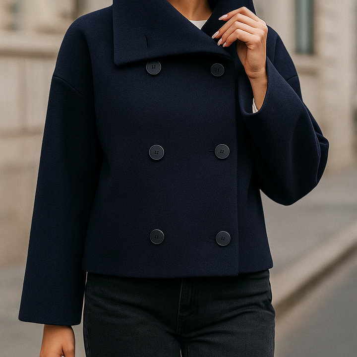 Short Double-Breasted Women's Jacket - Iranelle