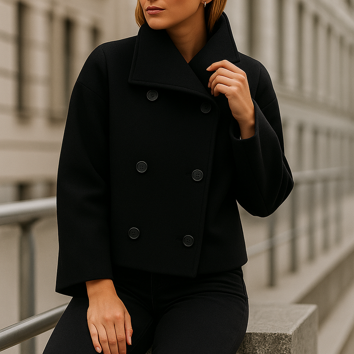 Short Double-Breasted Women's Jacket - Iranelle