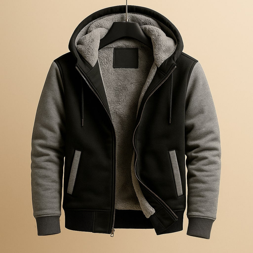 LAURENT MONACO | HOODED DOUBLE-LINED JACKET FOR MEN