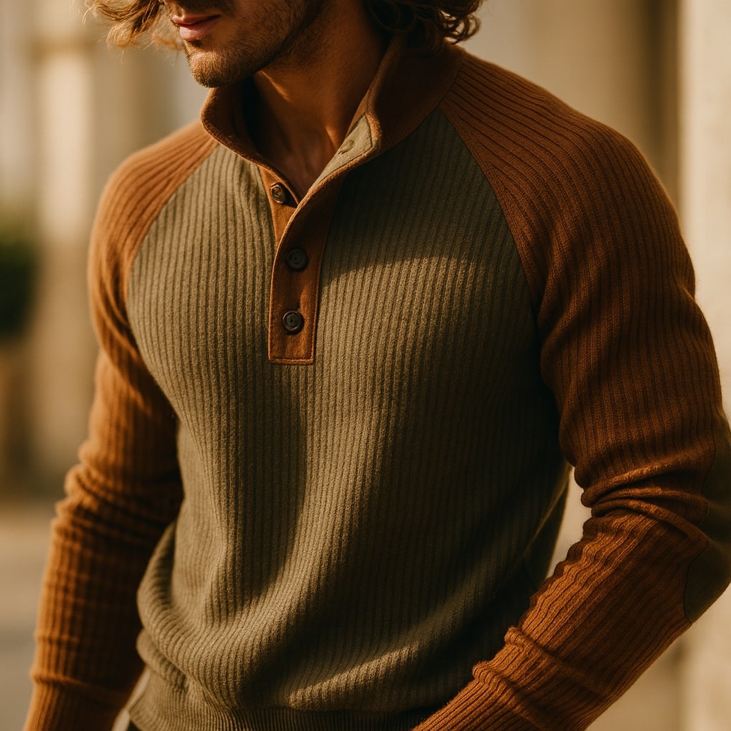 LAURENT MONACO | RIBBED SWEATER FOR MEN