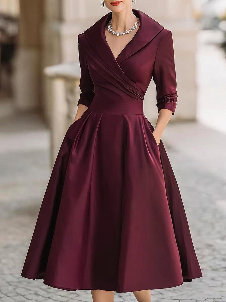 Lina™  |  Midi Dress Silky