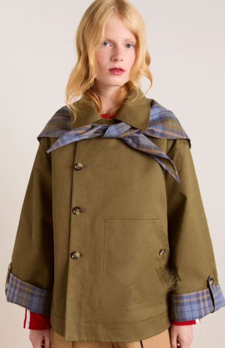 Claudia Oversized and Stylish Women's Trench Coat, view 6 - Elena Harper