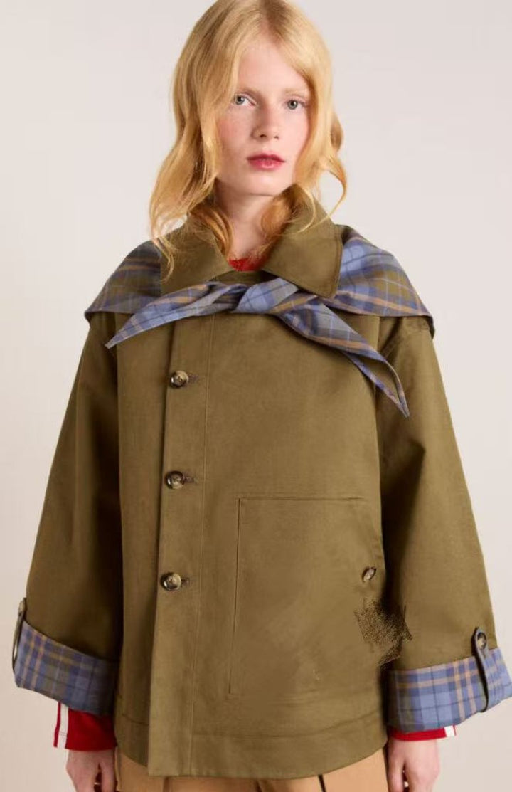 Claudia Oversized and Stylish Women's Trench Coat, view 6 - Elena Harper