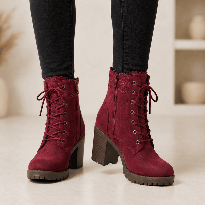 Maya | Romantic and Comfortable Women's Suede Ankle Boots
