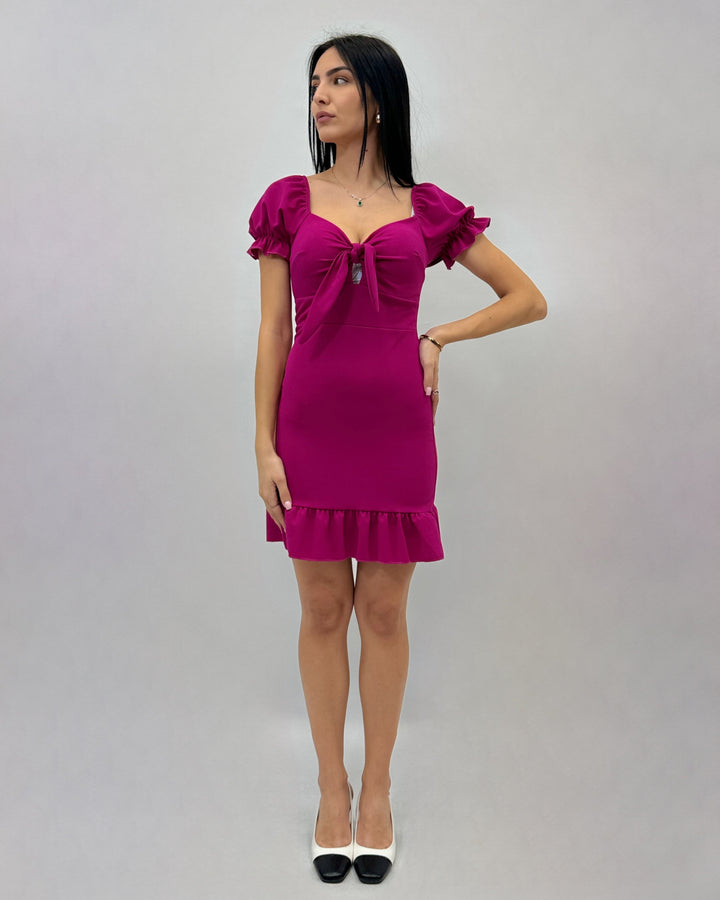 Quinn™  |  Dress Bow Puff Sleeves