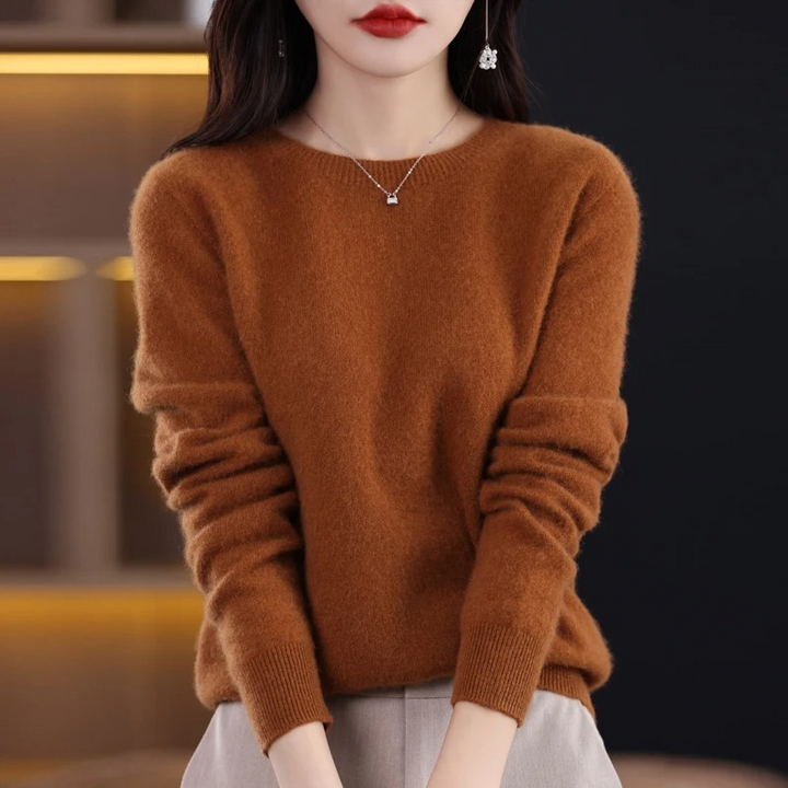 Women's Round Neck Soft Luxury Warm Sweater (S-5XL)