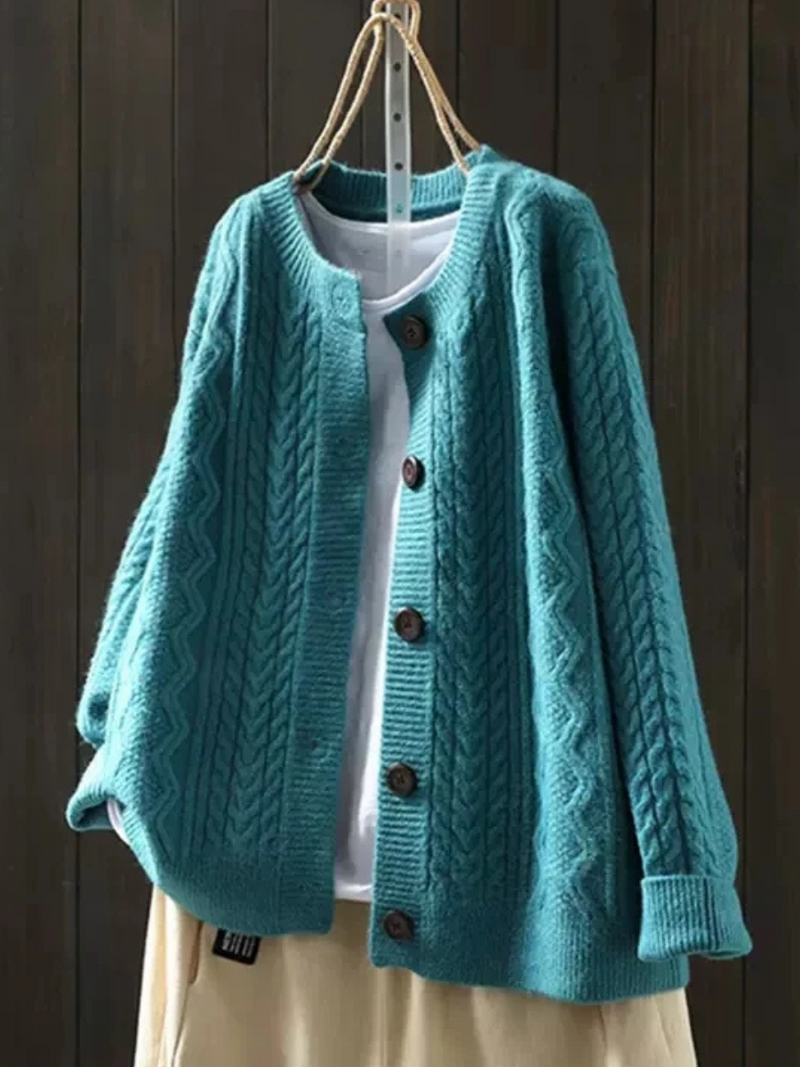 Letizia Soft Knit Cardigan, view 5 - Elena Harper
