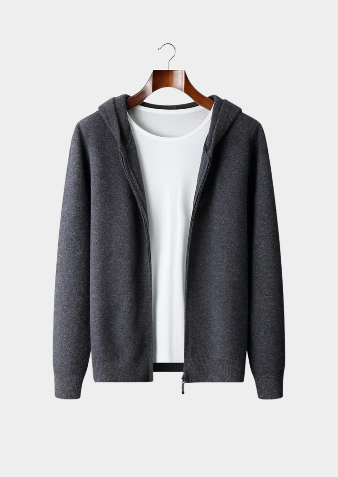Soft-Touch ZIPPER HOODIE.