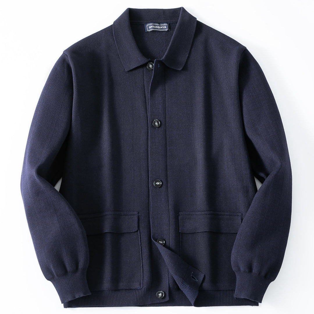 Casual Button-Up Cardigan for Men – Comfortable and Stylish Knitwear