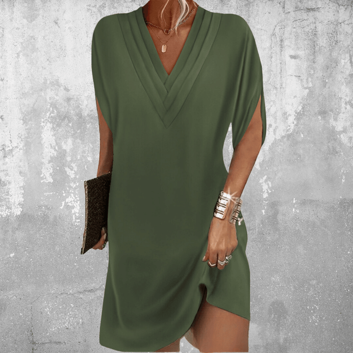 Daria Elegant Dress with Abdomen Coverage - Elena Harper