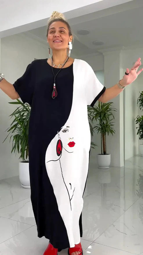 Amellia Fashionable Midi Dress, view 5 - Elena Harper