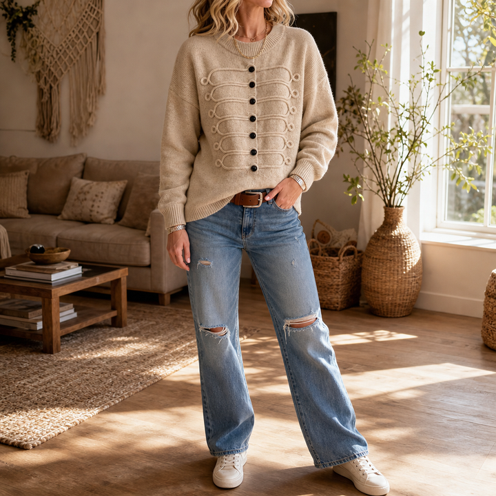 Clara | Stylish and Versatile Women's Knit Sweater