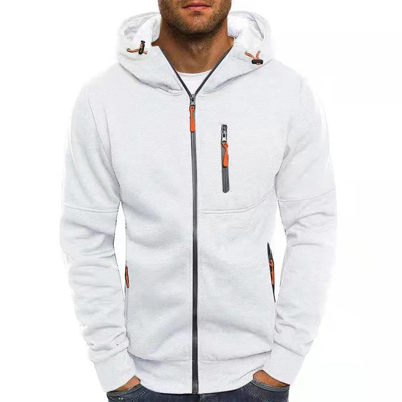 Alexander | Men's Casual Jacket with Hood and Pockets