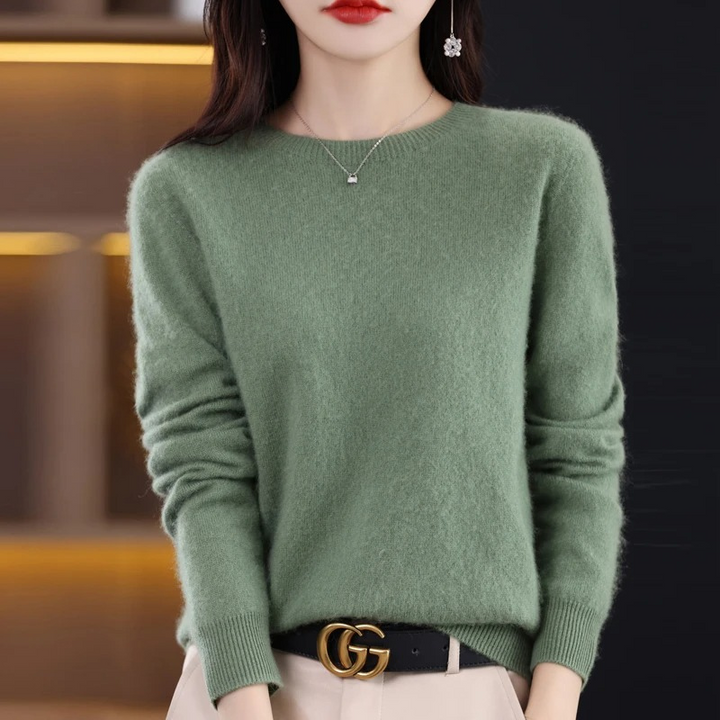 Women's Round Neck Soft Luxury Warm Sweater (S-5XL)