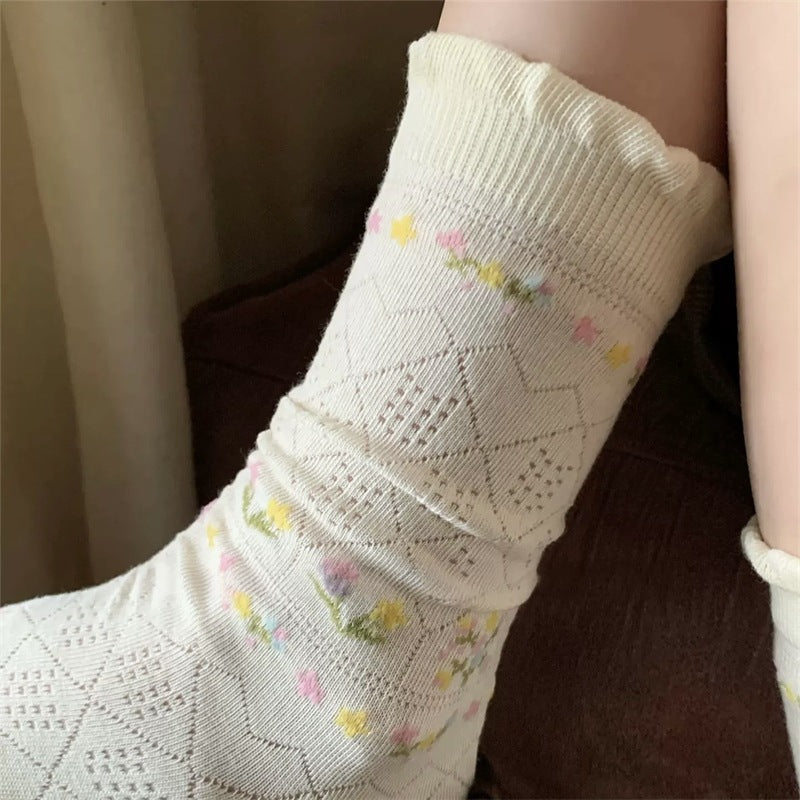 Casual Floral Socks