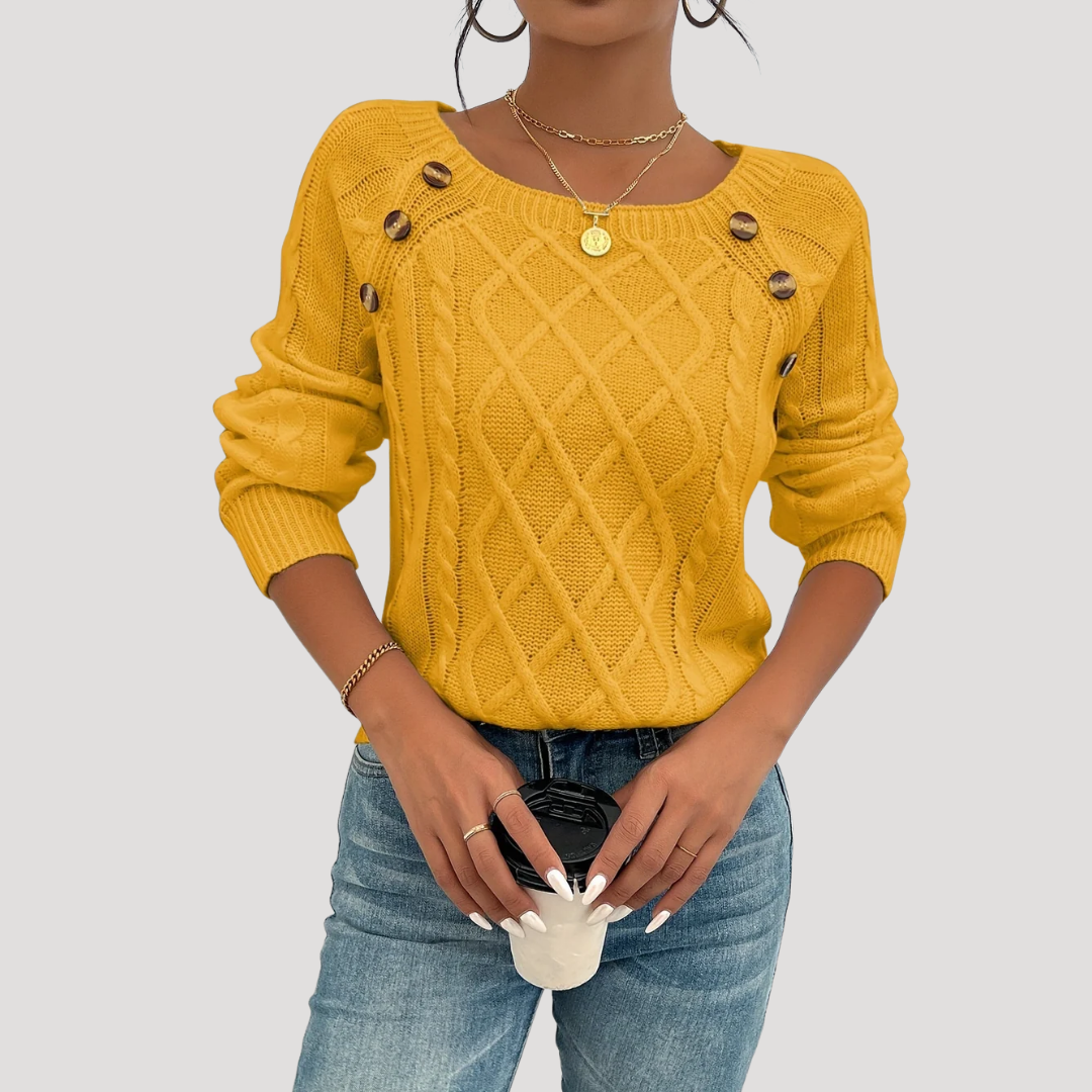 Twisted Knit Women's Sweater