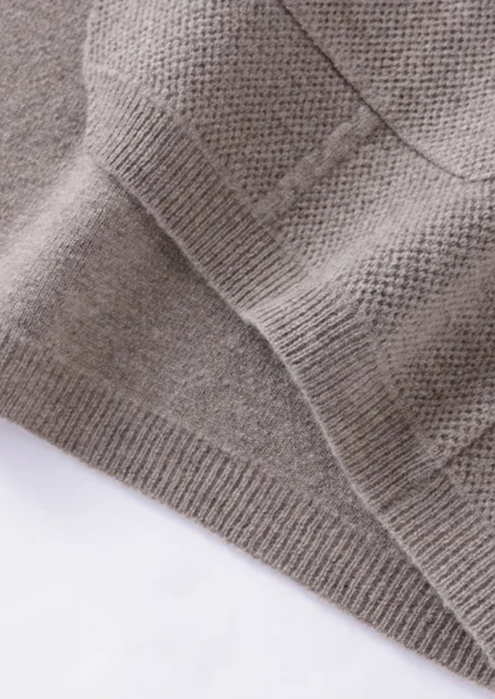 Emma & Rose merino wool button overshirt — premium knitwear
