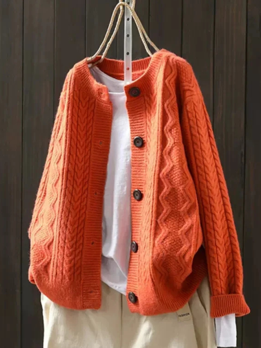 Mallory | Classic Button Knit Cardigan