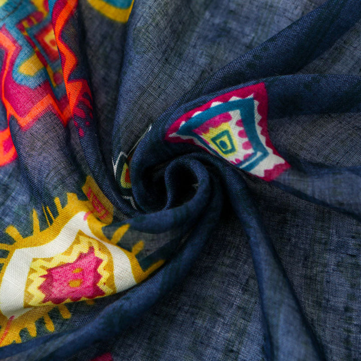 Vintage Ethnic Printed Scarf
