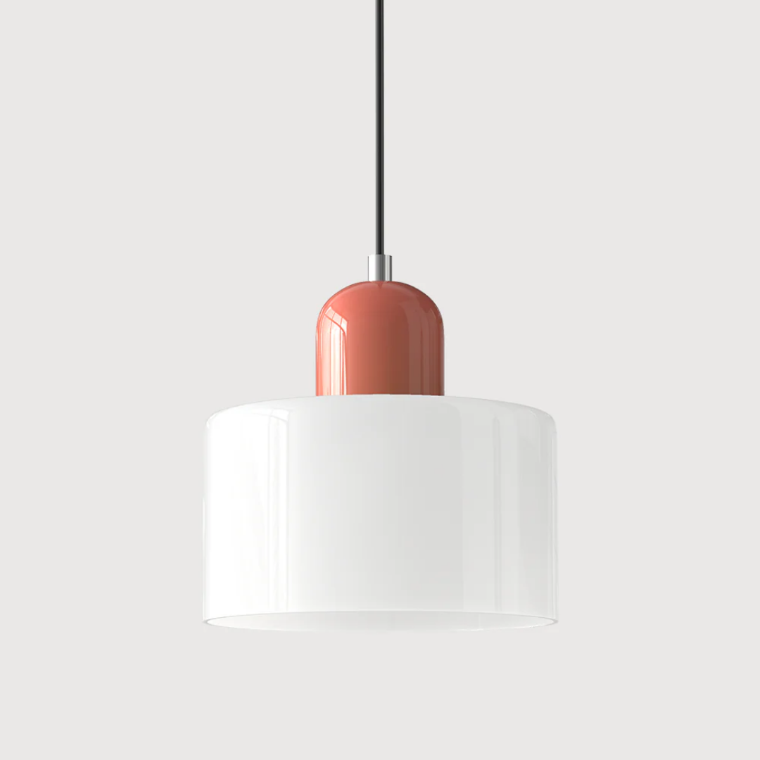 Retro Glass Pendant Lamp with Adjustable Cord