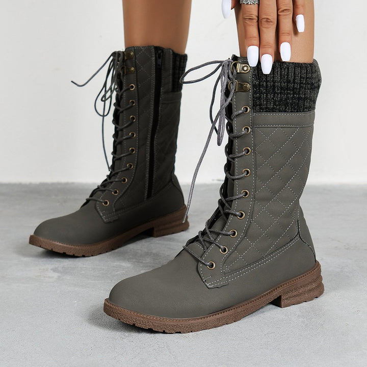 Padded High Boots for Women - Irina
