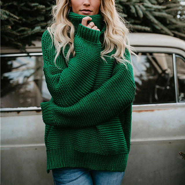 Solid Color Turtleneck
