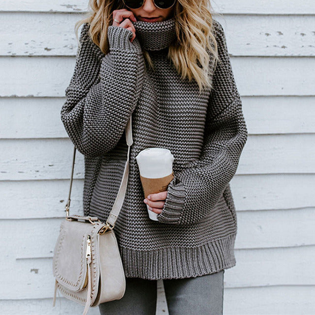 Solid Color Turtleneck