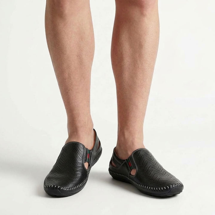 Slip-On Perforated Loafers