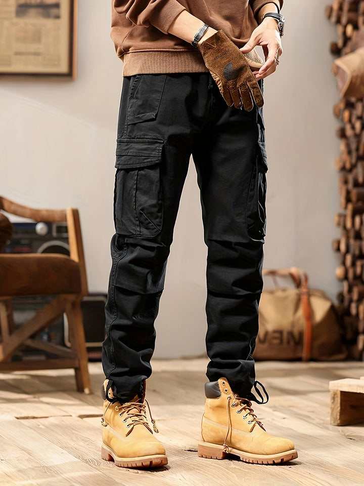 Durable and Stylish Tactical Cargo Pants for Men Comfortable Outdoor Pants, view 5 - Elena Harper