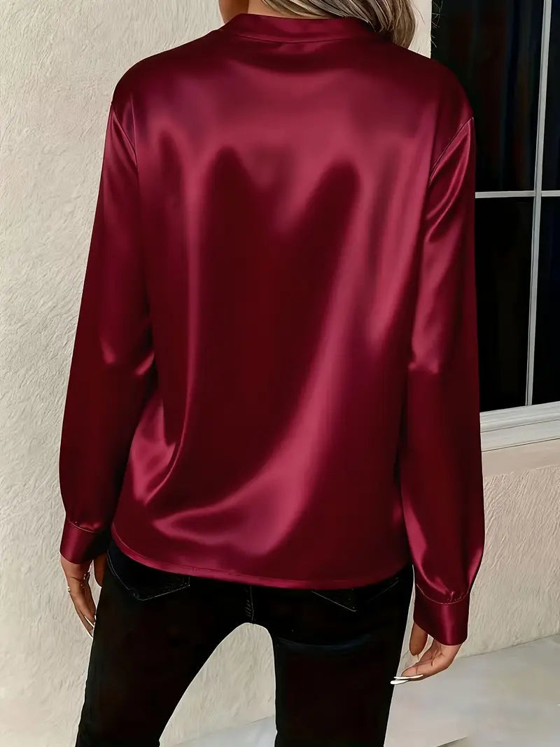 Telma - Elegant Satin Blouse