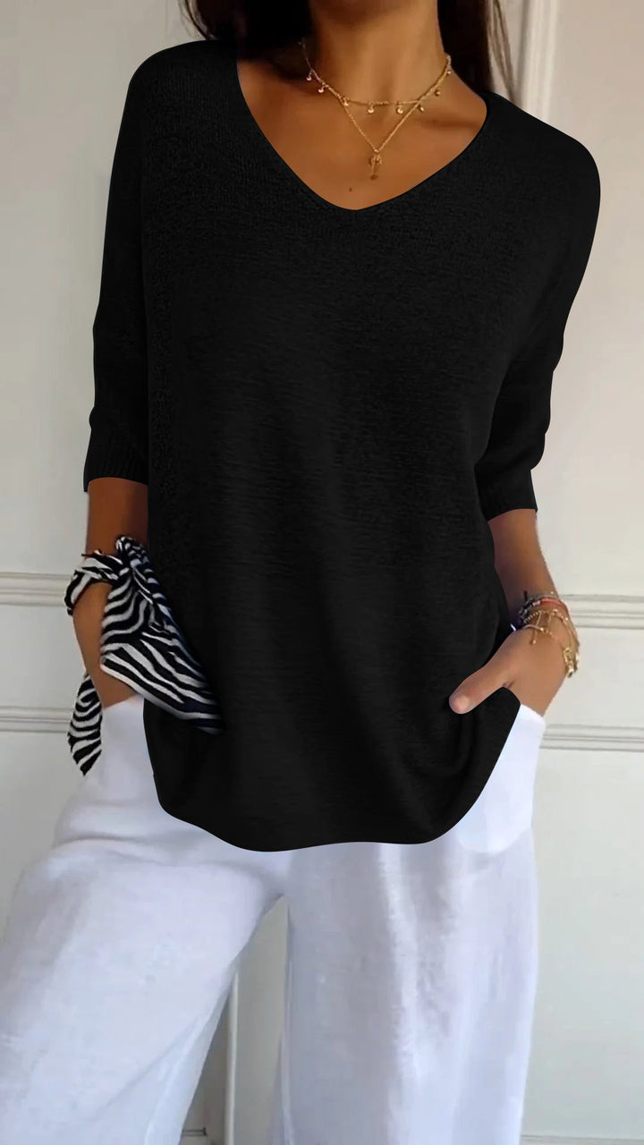 Jill™  |  Timeless V-neck Top