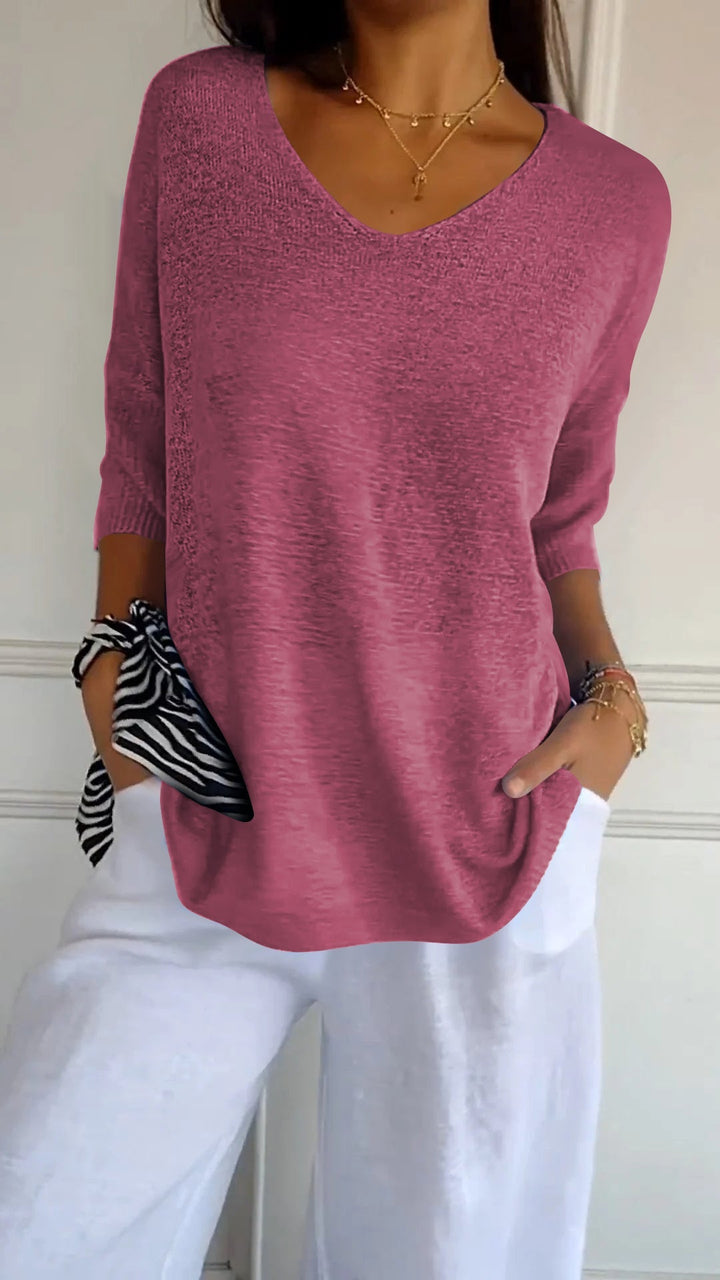 Jill™  |  Timeless V-neck Top