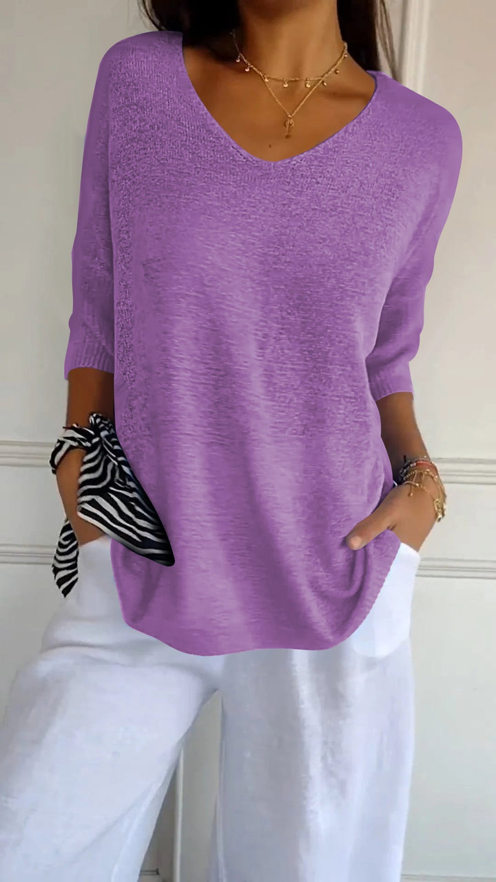 Jill™  |  Timeless V-neck Top