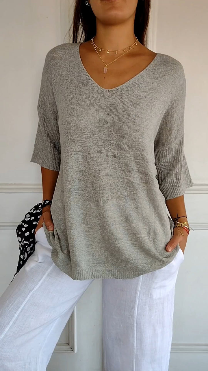 Jill™  |  Timeless V-neck Top