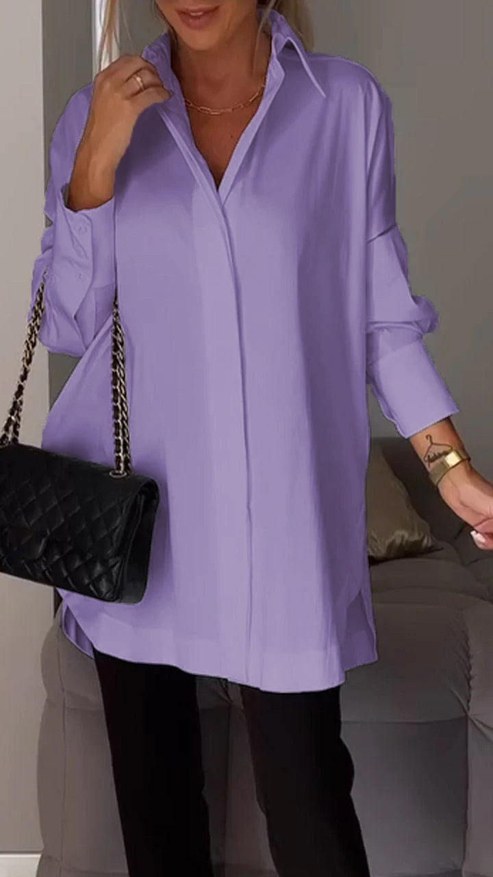Bettina - Chic Oversized Chiffon Blouse