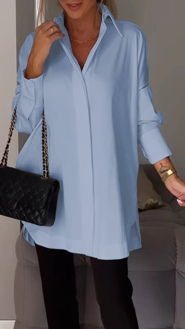 Bettina - Chic Oversized Chiffon Blouse