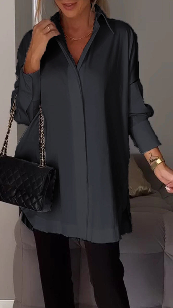 Bettina - Chic Oversized Chiffon Blouse